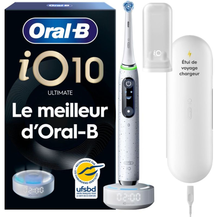 Brosse à dents électrique ORAL-B iO10 Series Stardust White