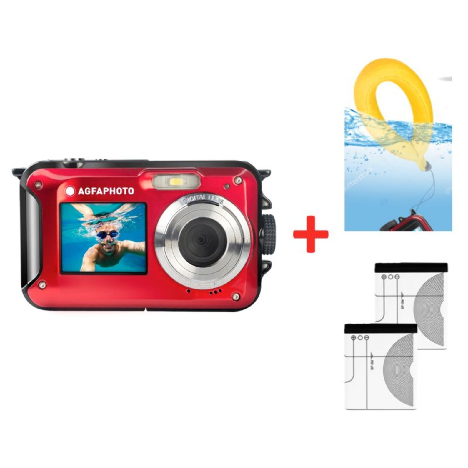 Appareil photo Compact AGFAPHOTO PACK REALISHOT WATERPROOF WP8000 Ro