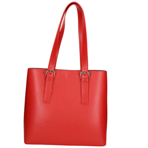 Borsa a spalla da donna - Modello Germana - 100% pelle - 35.0 x 33.0 x 15.0 cm