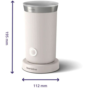Mousseur à lait PHILIPS blanc pour baristina