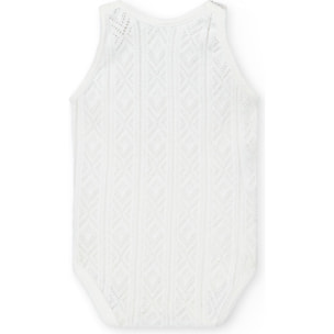 Body bebé tirantes finos perlé lazos