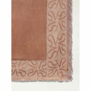 Oltre - Sciarpa con bordo jacquard - Beige