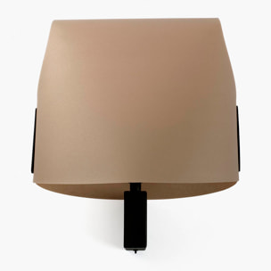 LUANG Lampada da parete nera/cammello