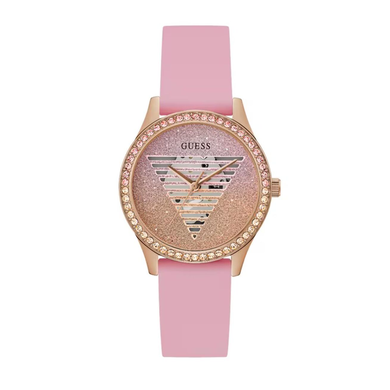 Reloj Guess GW0530L4 Mujer Analogico Cuarzo con Correa de Silicona