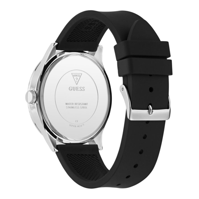 Reloj Guess GW0887G1 Hombre Analogico Cuarzo con Correa de Silicona