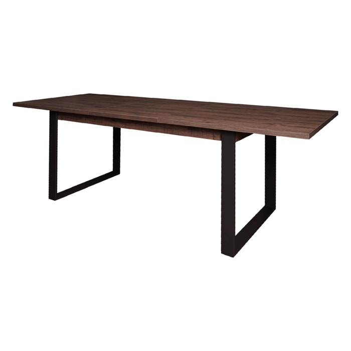 Tavolo da pranzo allungabile moderno, 180 x 91 x 76, Rovere