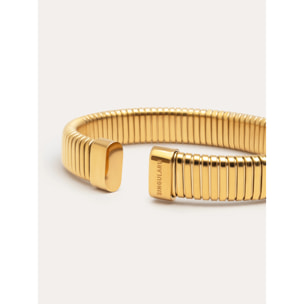 Brazalete Big Belt Acero Baño Oro