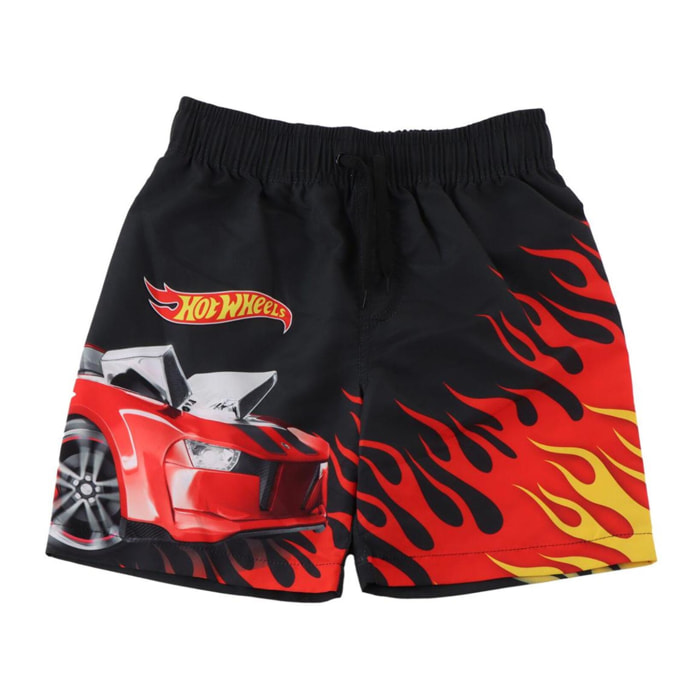 Bermuda Baño Hot Wheels - Color Negro