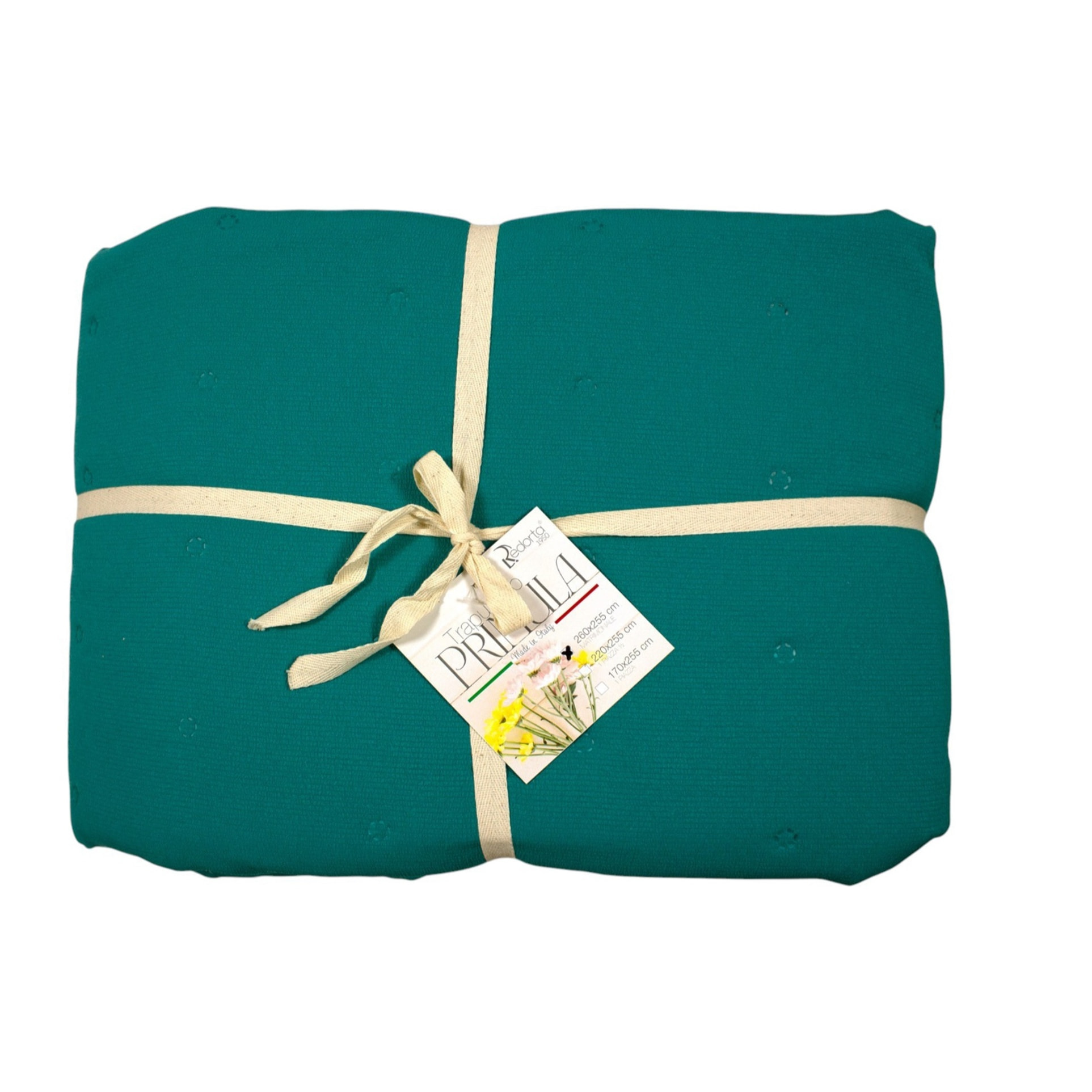 COPRILETTO LETTO SINGOLO PETROLIO MEZZA STAGIONE TINTA UNITA EFFETTO STROPICCIATO