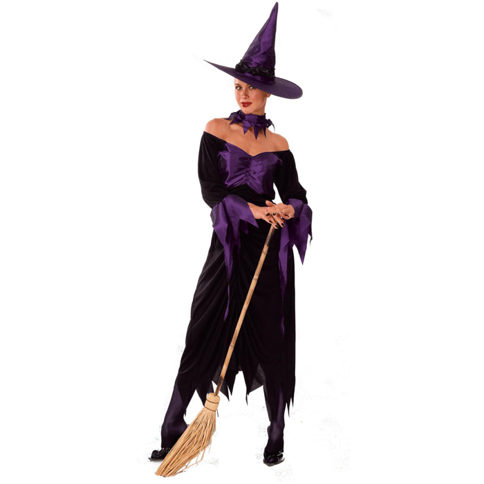 Costume Da Strega Per Halloween Viola Donna