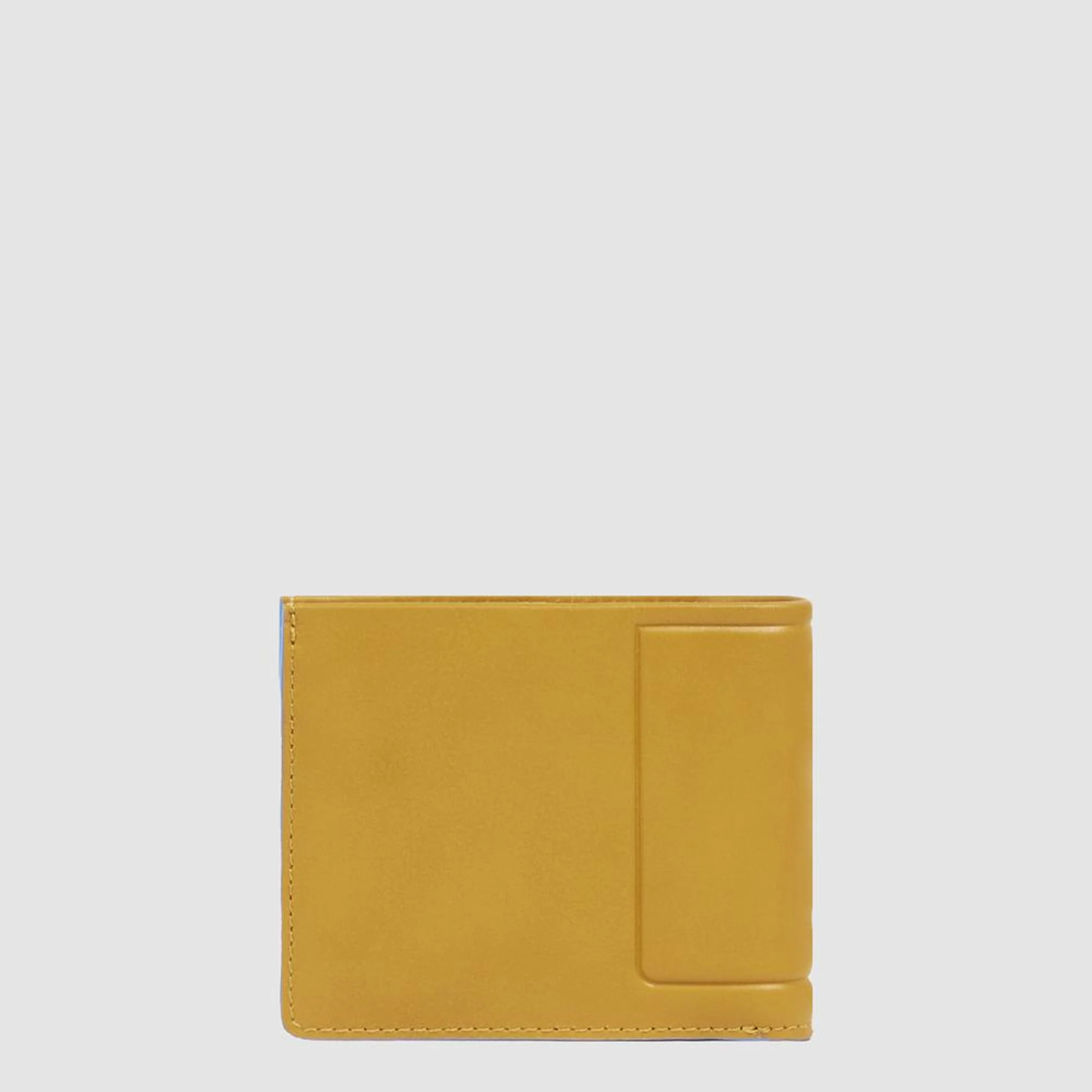 Piquadro Portafogli in pelle con porta documenti rimovibile, schermato protezione RFID