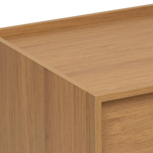 Commode Framy 6 tirois bois foncé