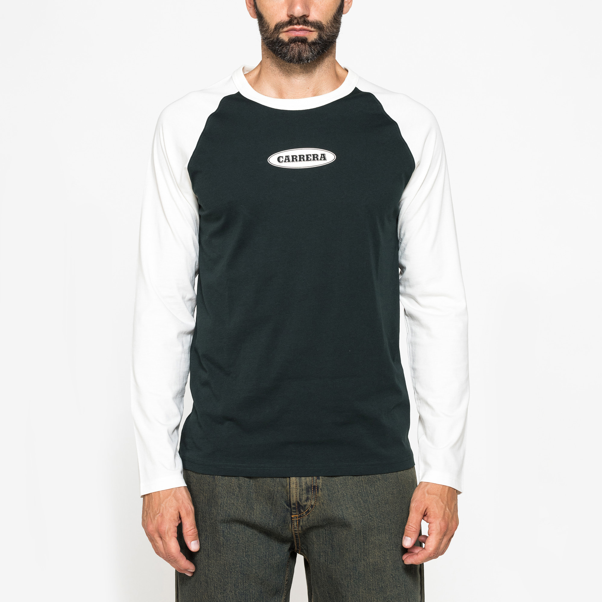 MAGLIETTA A MANICHE LUNGHE RAGLAN TEE COLLEZIONE CARRERA THE BLUE AGE REPLICA