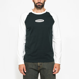MAGLIETTA A MANICHE LUNGHE RAGLAN TEE COLLEZIONE CARRERA THE BLUE AGE REPLICA