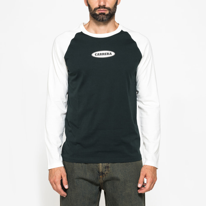MAGLIETTA A MANICHE LUNGHE RAGLAN TEE COLLEZIONE CARRERA THE BLUE AGE REPLICA