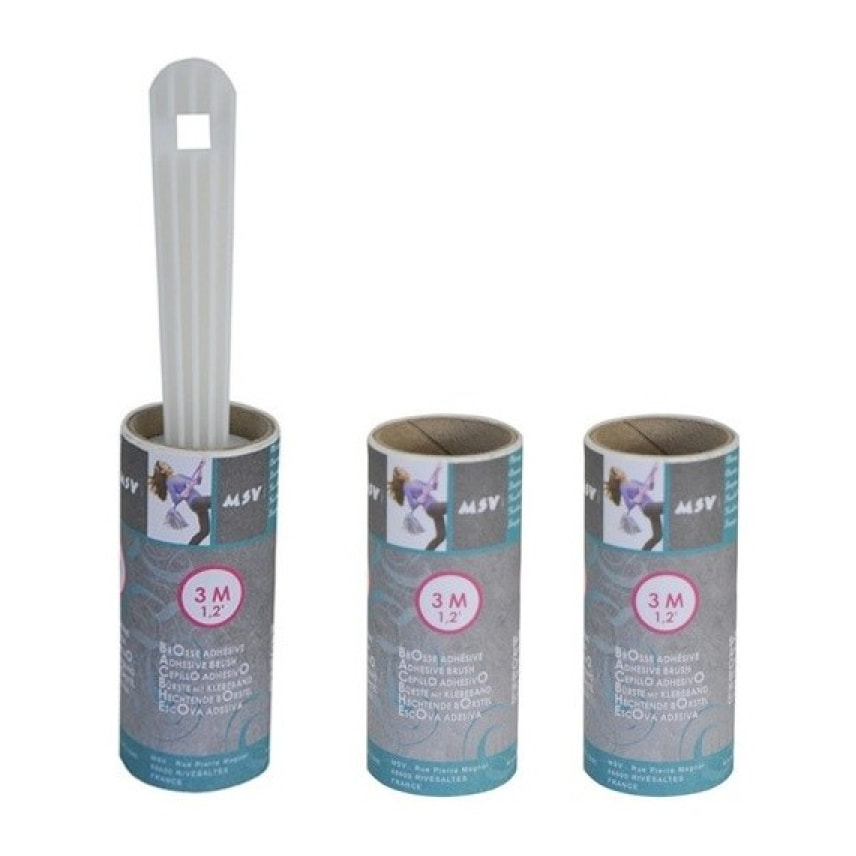 Brosse rouleau adhesive à  vêtement + 2 recharges 3M MSV