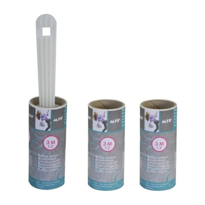 Brosse rouleau adhesive à  vêtement + 2 recharges 3M MSV