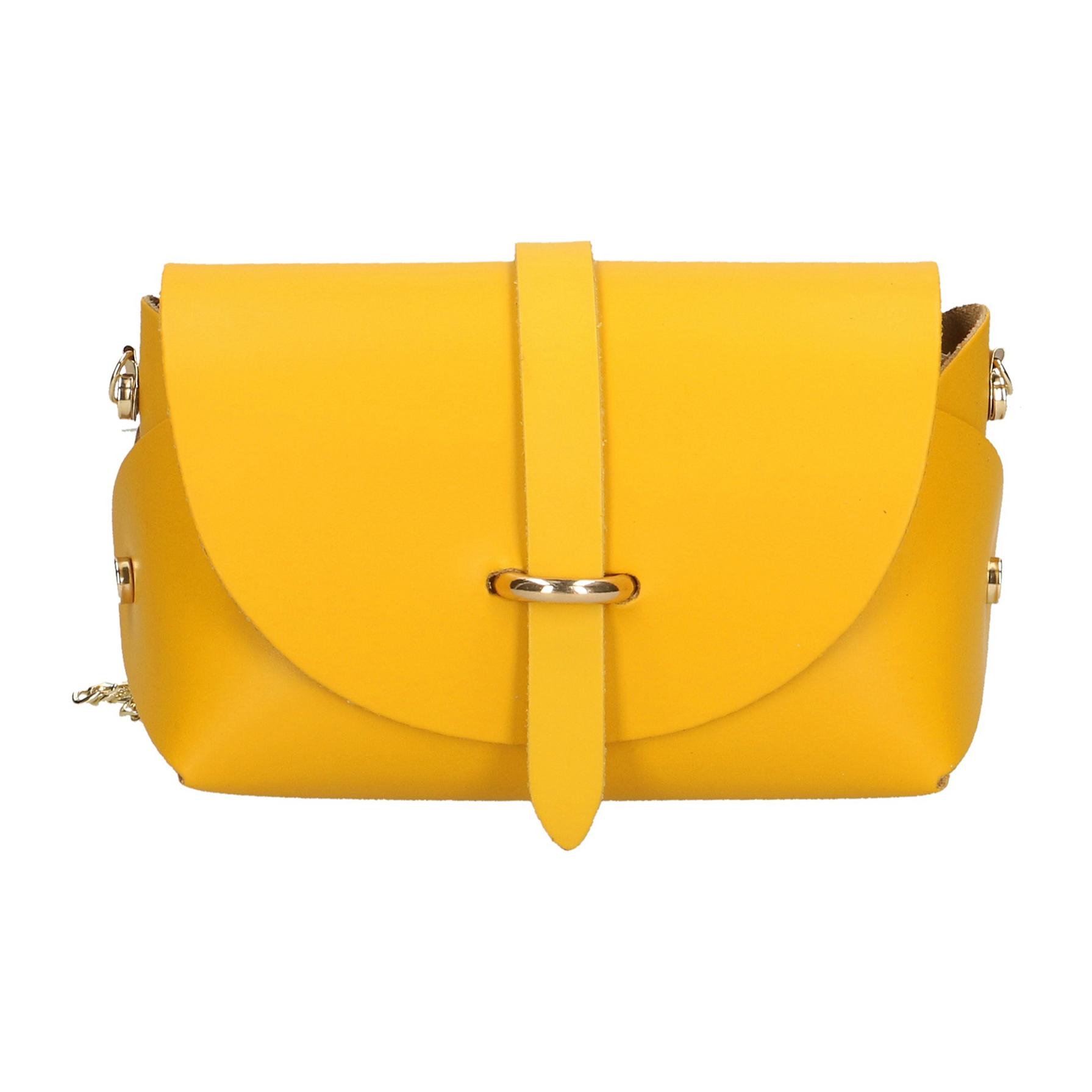 Chicca Borse Borsetta Clutch Giallo