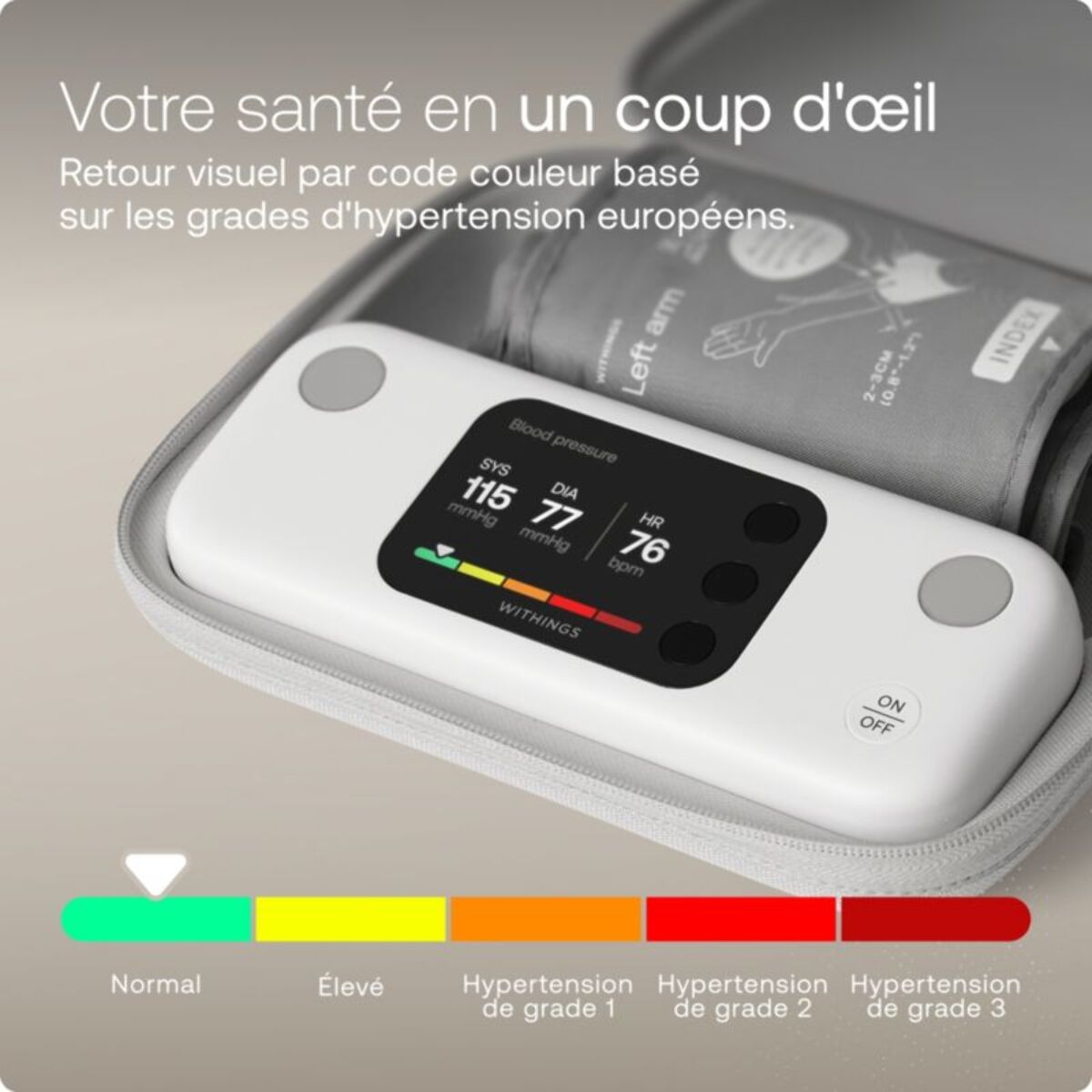 Tensiomètre WITHINGS BPM Vision