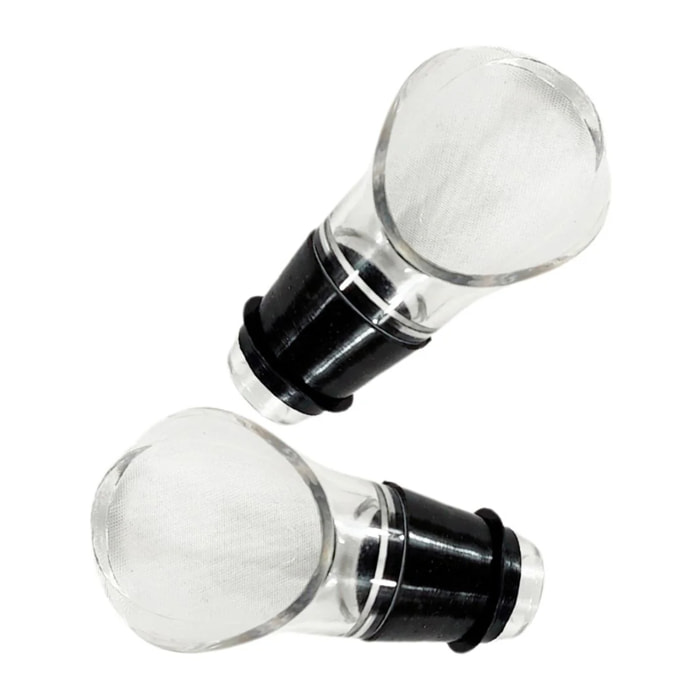 Lot de 2 becs verseurs anti-goutte pour bouteilles Fackelmann Bar Concept