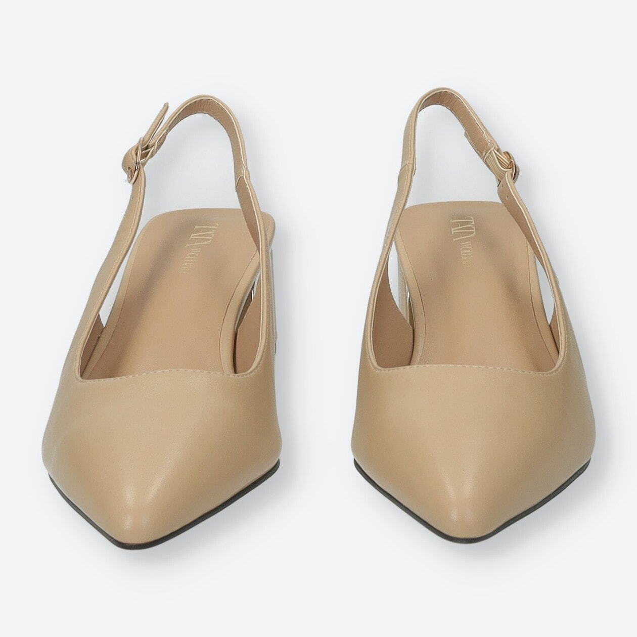 Décolleté sling back Donna Tata Italia Beige