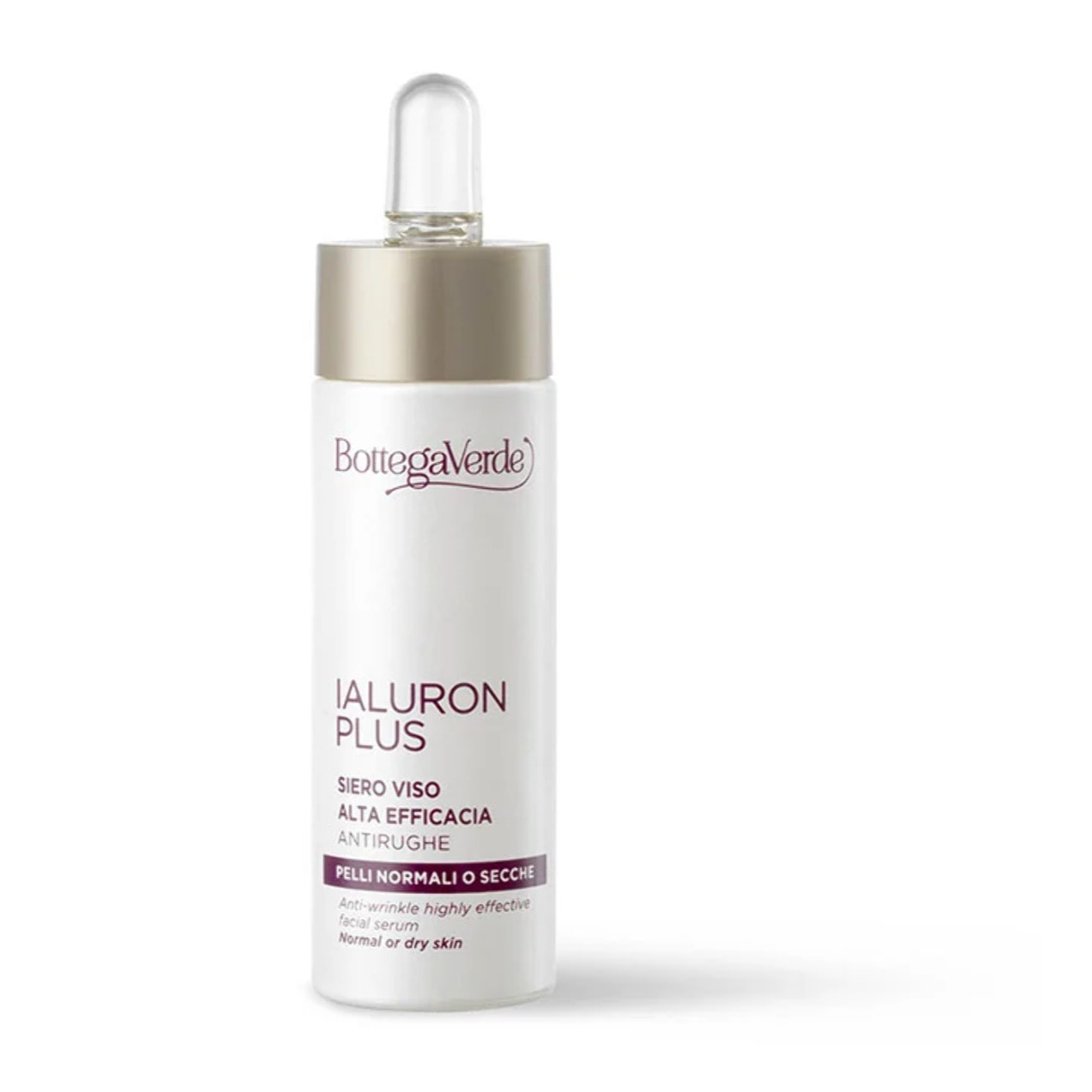 image-Ialuron plus - Siero viso ad alta efficacia, antirughe, effetto filler*, con acido Ialuronico concentrato - pelli normali o secche