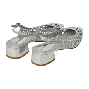 Sandali intreccio - tacco 4,5 cm