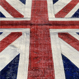 Authentique tapis Noué main en Turquie motif Union Flag