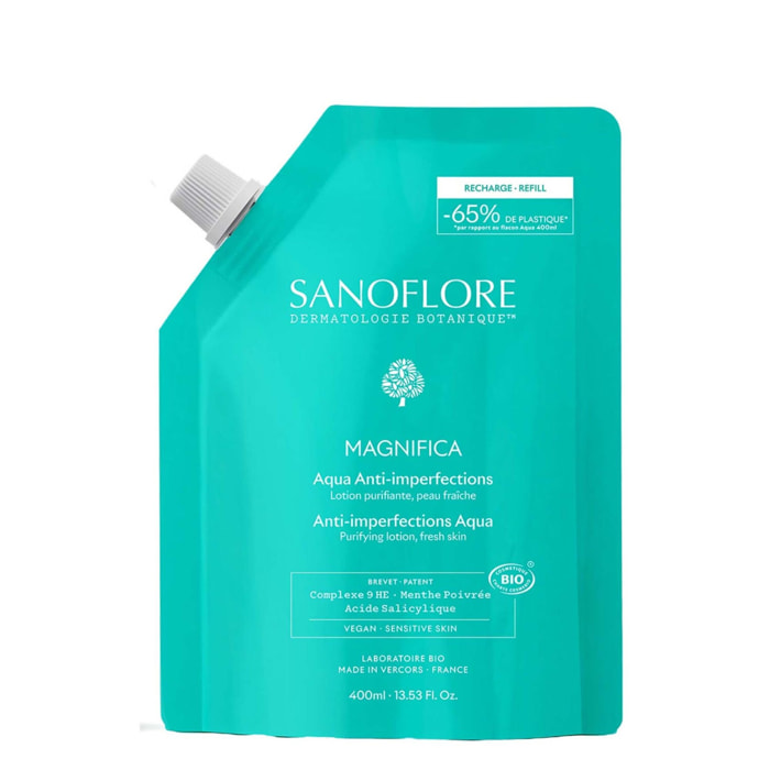 Aqua Magnifica - Eau de Soin Purifiante Eco-Recharge 400 ml