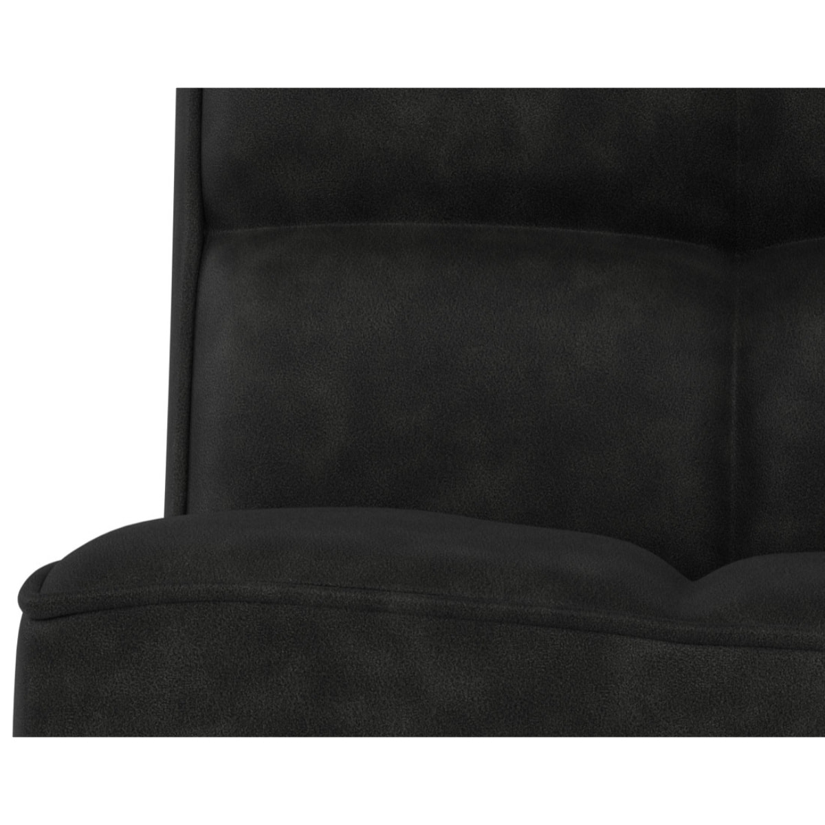 Alya - module d'angle en simili - Noir
