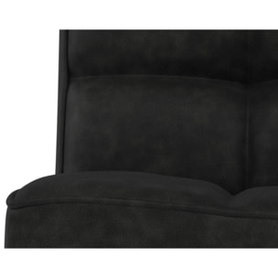 Alya - module d'angle en simili - Noir
