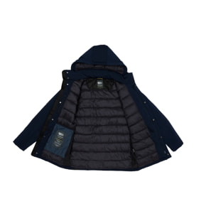 Parka NUSAKAN imbottito impermeabile blu