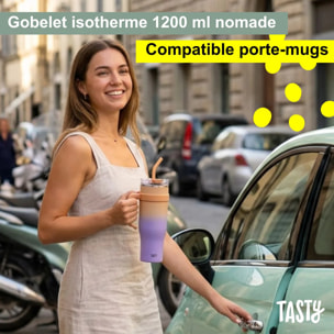 Gobelet isotherme 1200 ml vert sauge Tasty