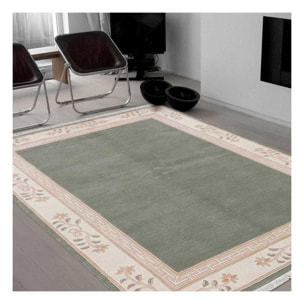 Tapis salon et chambre fait main en laine motif simple SUCA