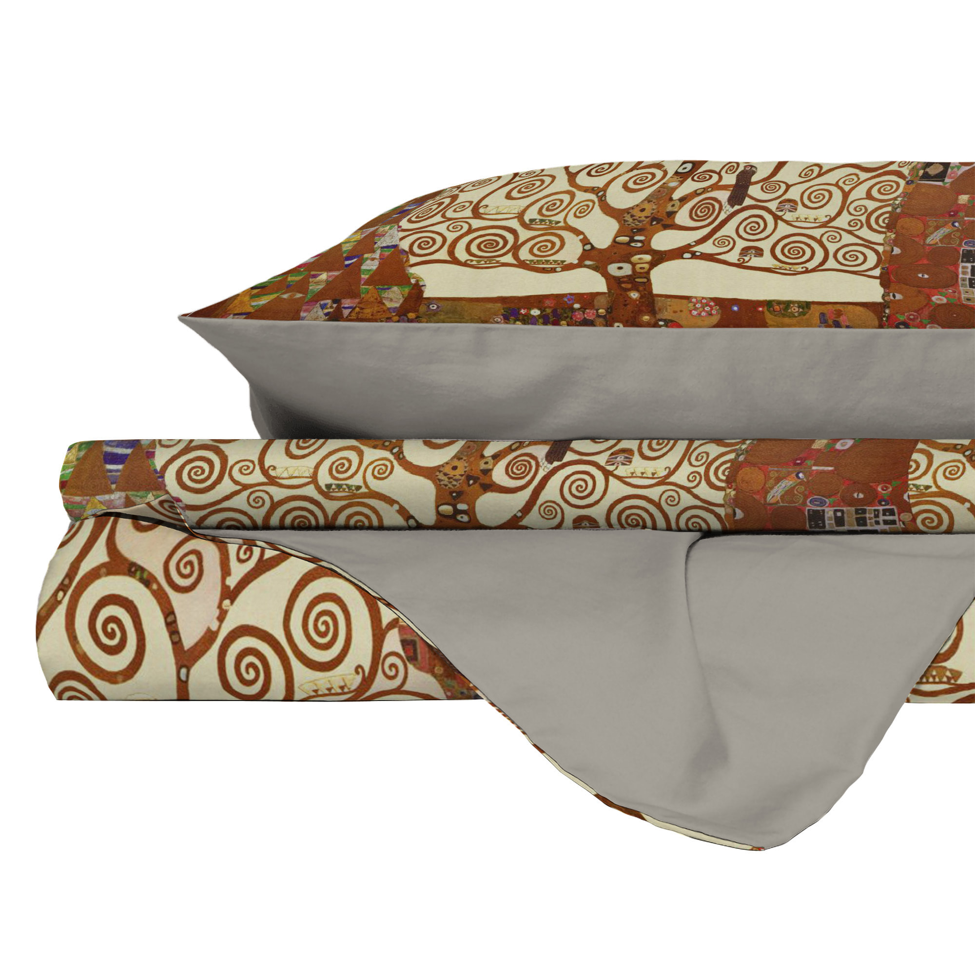 PARURE COPRIPIUMINO ARTE, STAMPA DIGITALE, 100% MICROFIBRA - MATRIMONIALE