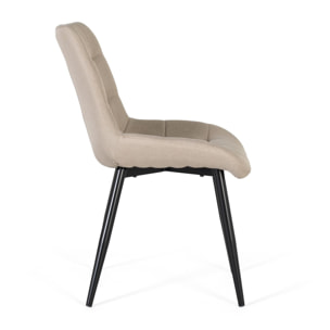 Silla de Tela 50 Cm Estilo Contemporáneo