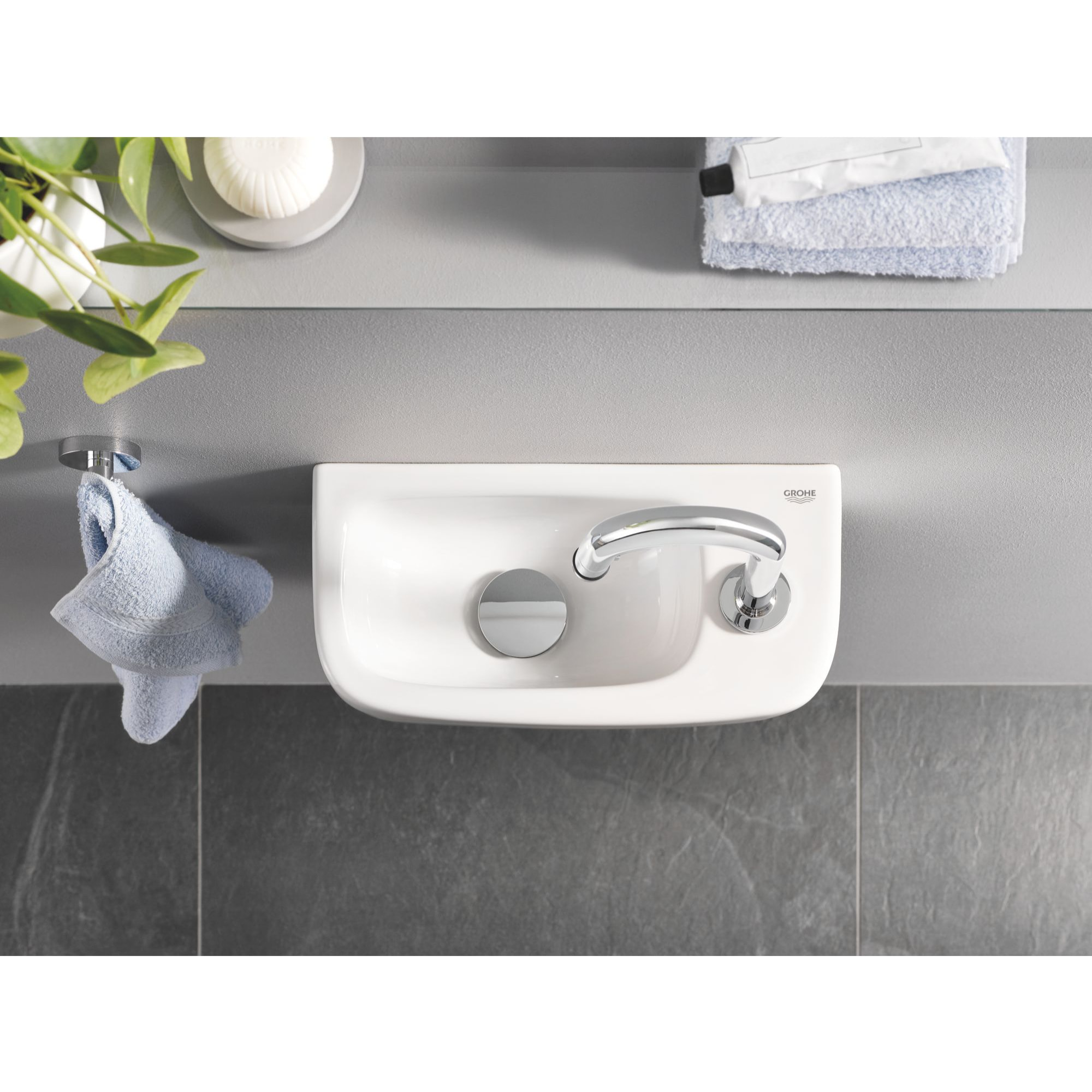 GROHE Euro Ceramic Lave-mains 37x18 cm Blanc alpin