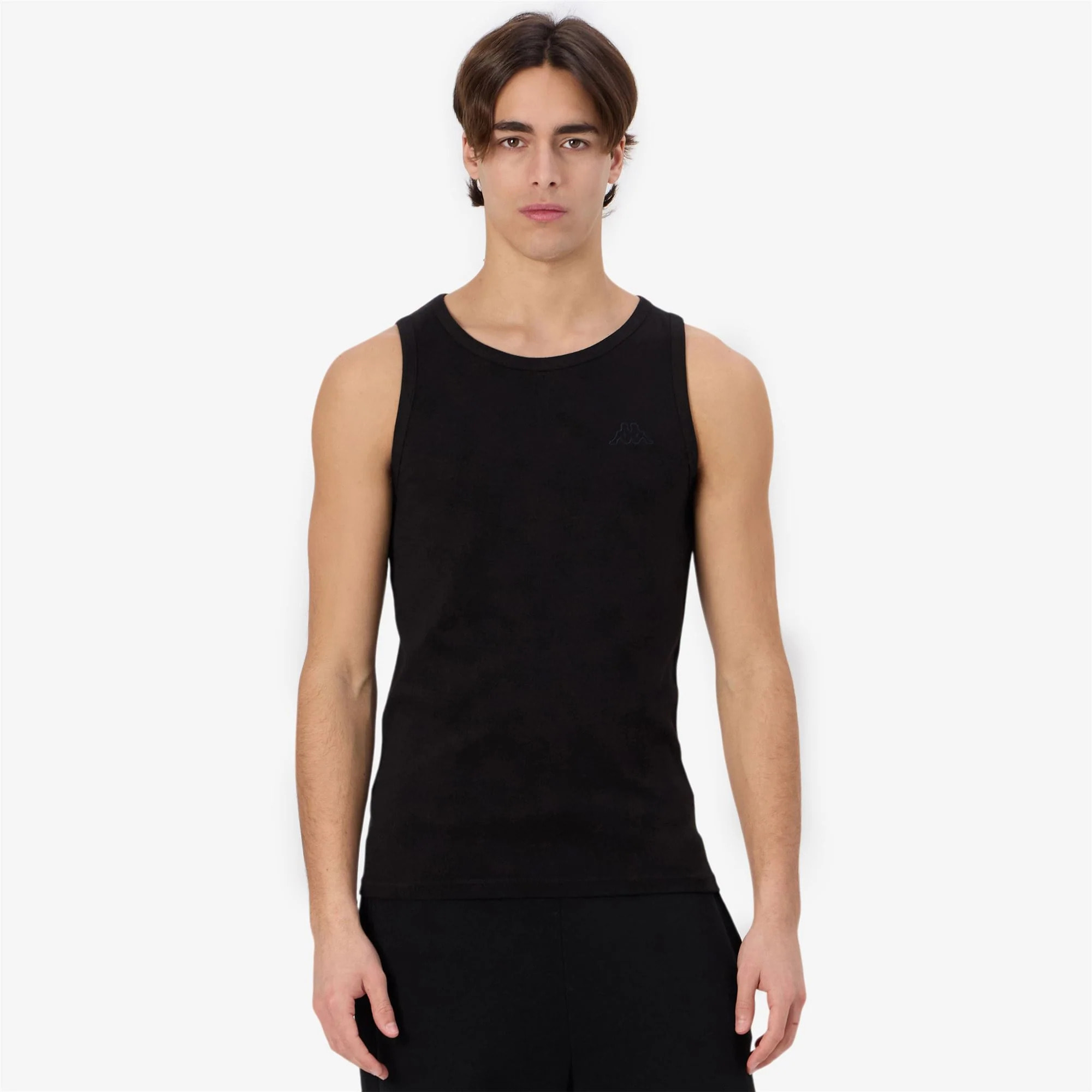 Kappa - T-Shirts & Top Uomo Nero - Logo Korpo Carsenac Skin