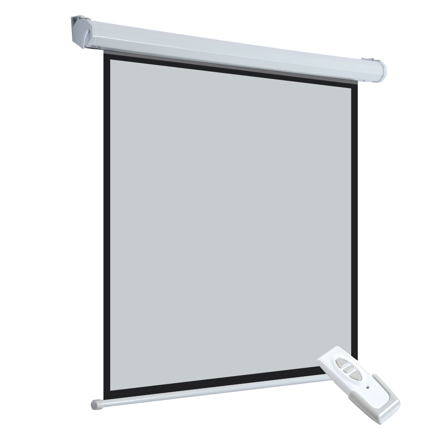 Ecran de projection motorisé home-cinéma format 4:3 84 pouces 171L x 128H cm blanc