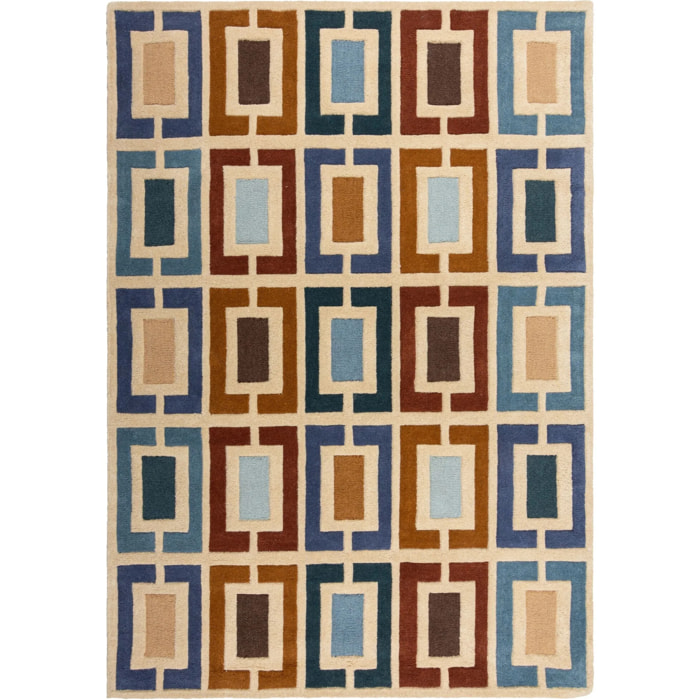 Tapis en laine BLOCKS RETRO