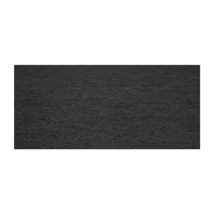 Table rectangulaire 10 personnes en bois de teck recyclé noir 240 cm - Adok