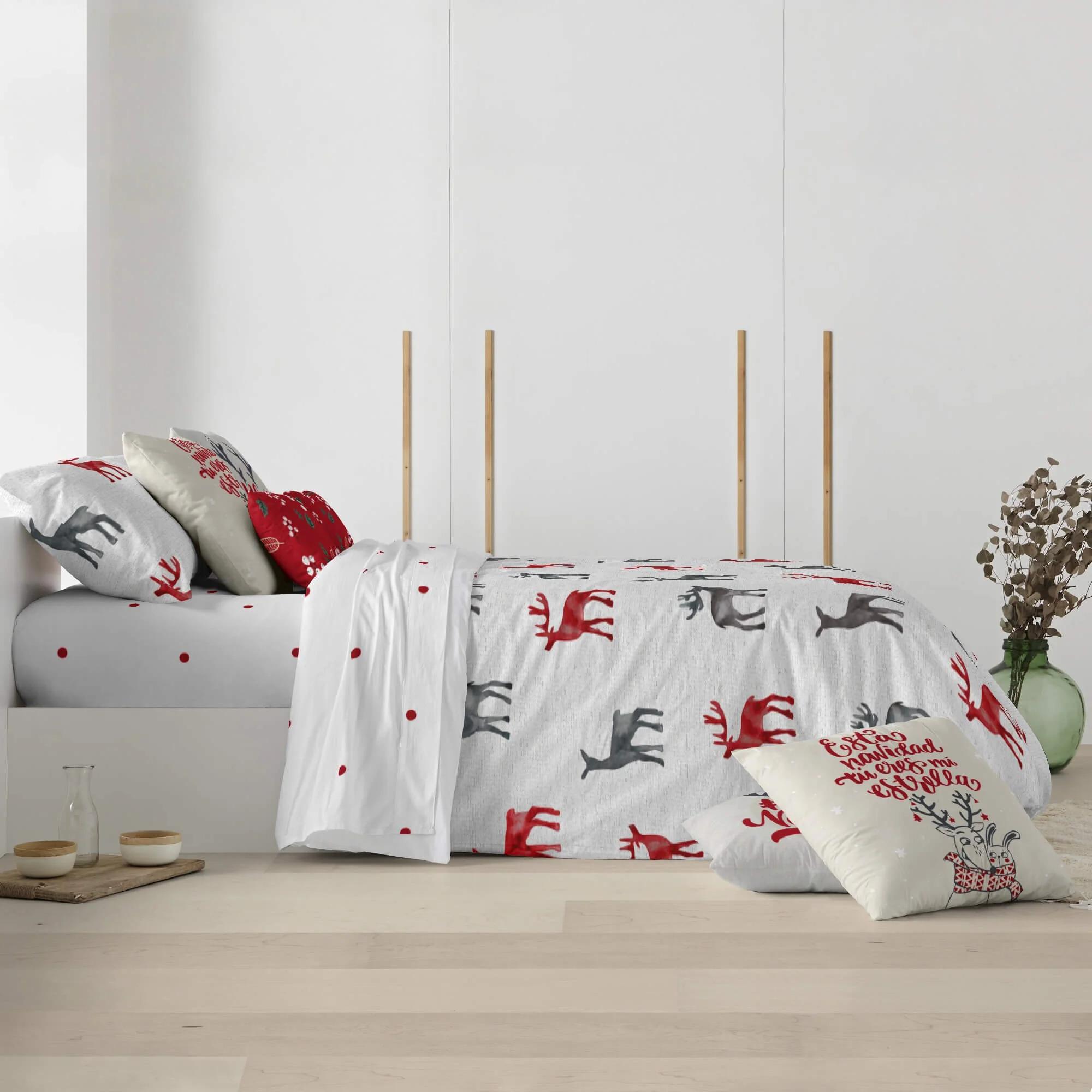 Housse de couette avec clics 100% coton Laponia 11