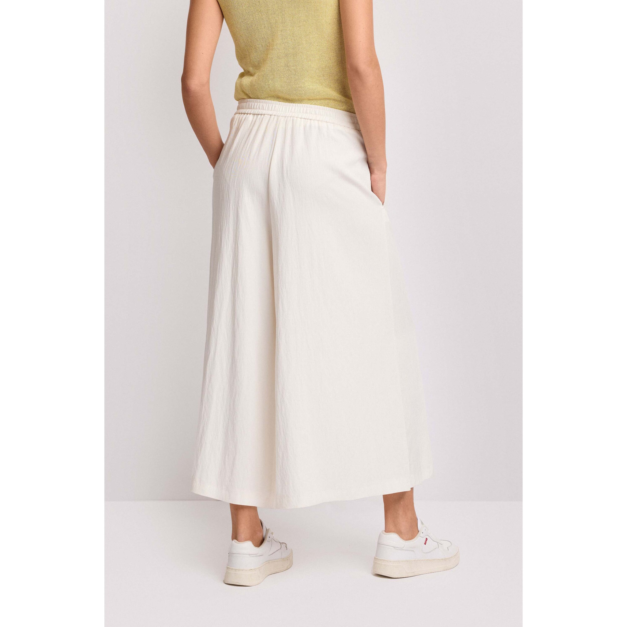 Kocca - Pantaloni ampi con vita elasticizzata Donna, Tinta unita