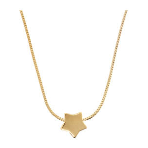 Collana Girocollo Catena Veneziana con Ciondolo Stella