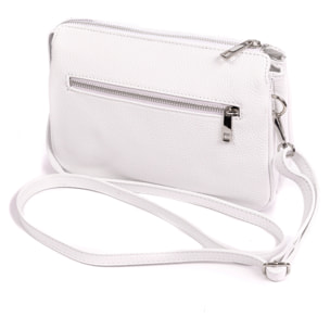 Arzergrande bolso bandolera piel auténtica dollaro con parte frontal grabado cocodrilo