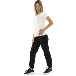 Pantalone invernale da donna con polsini 'Black Ring'