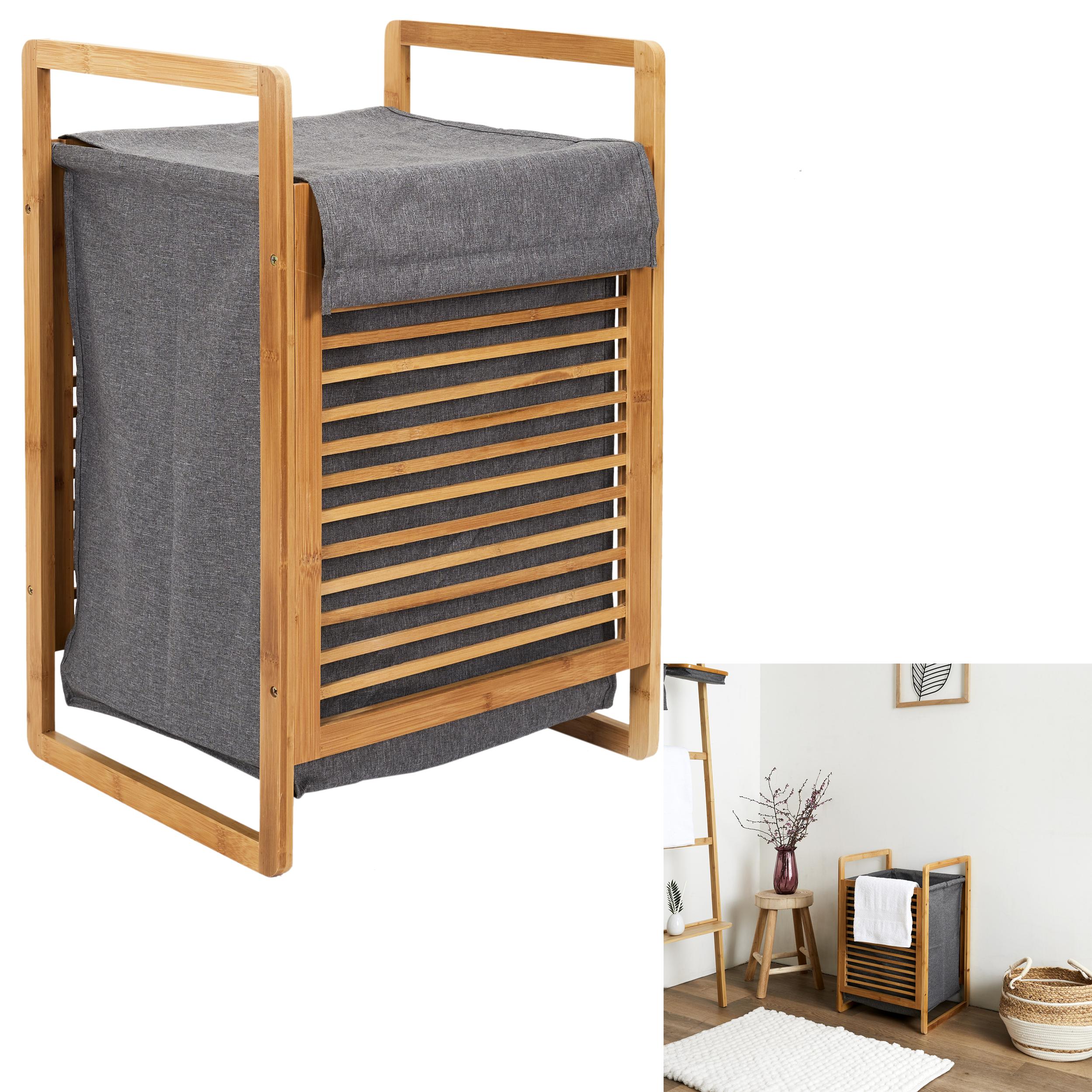 PANIER DE RANGEMENT 1 COMPARTIMENT BAMBOU