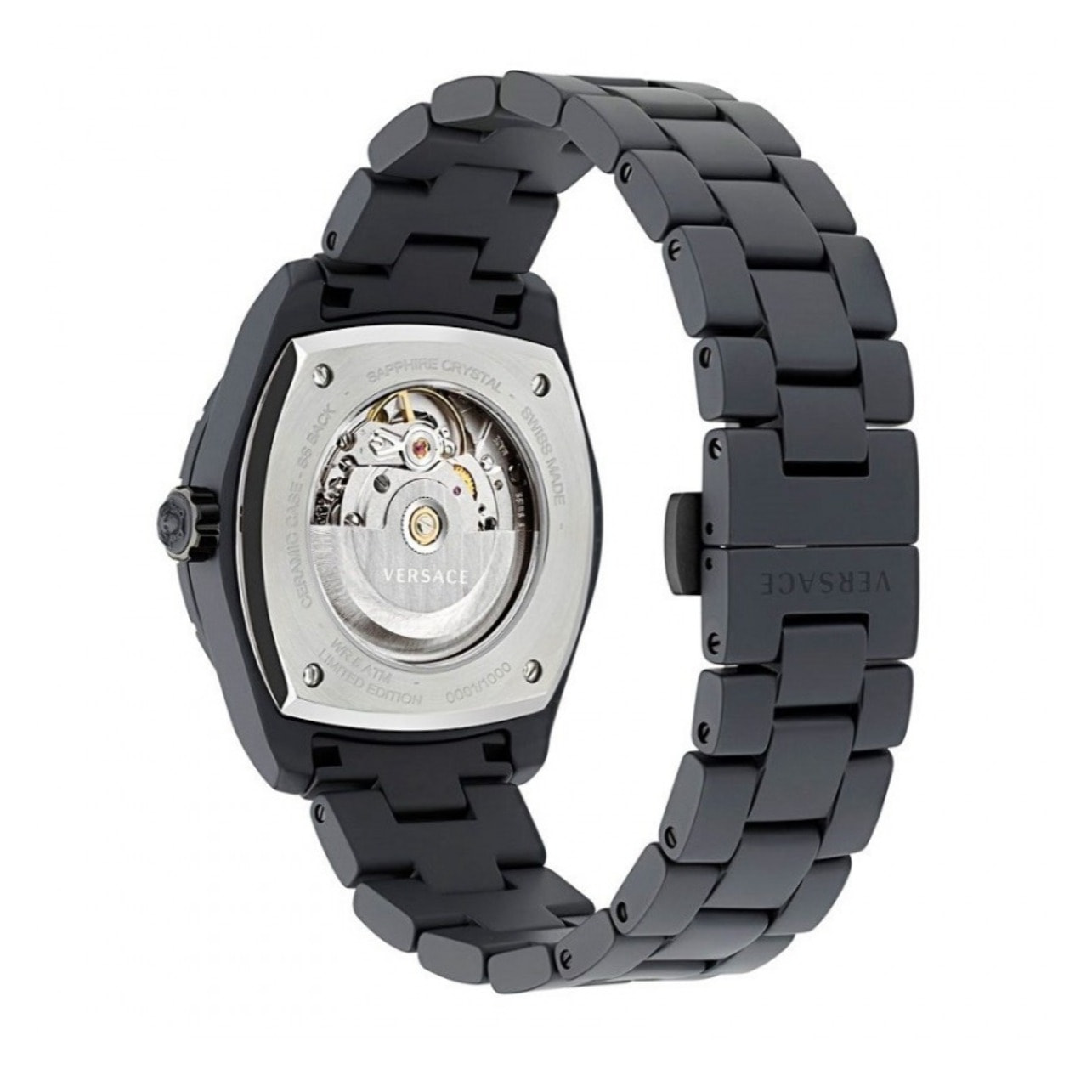 Reloj Versace VE7K00123 Hombre Analogico Automatico con Correa de Ceramica