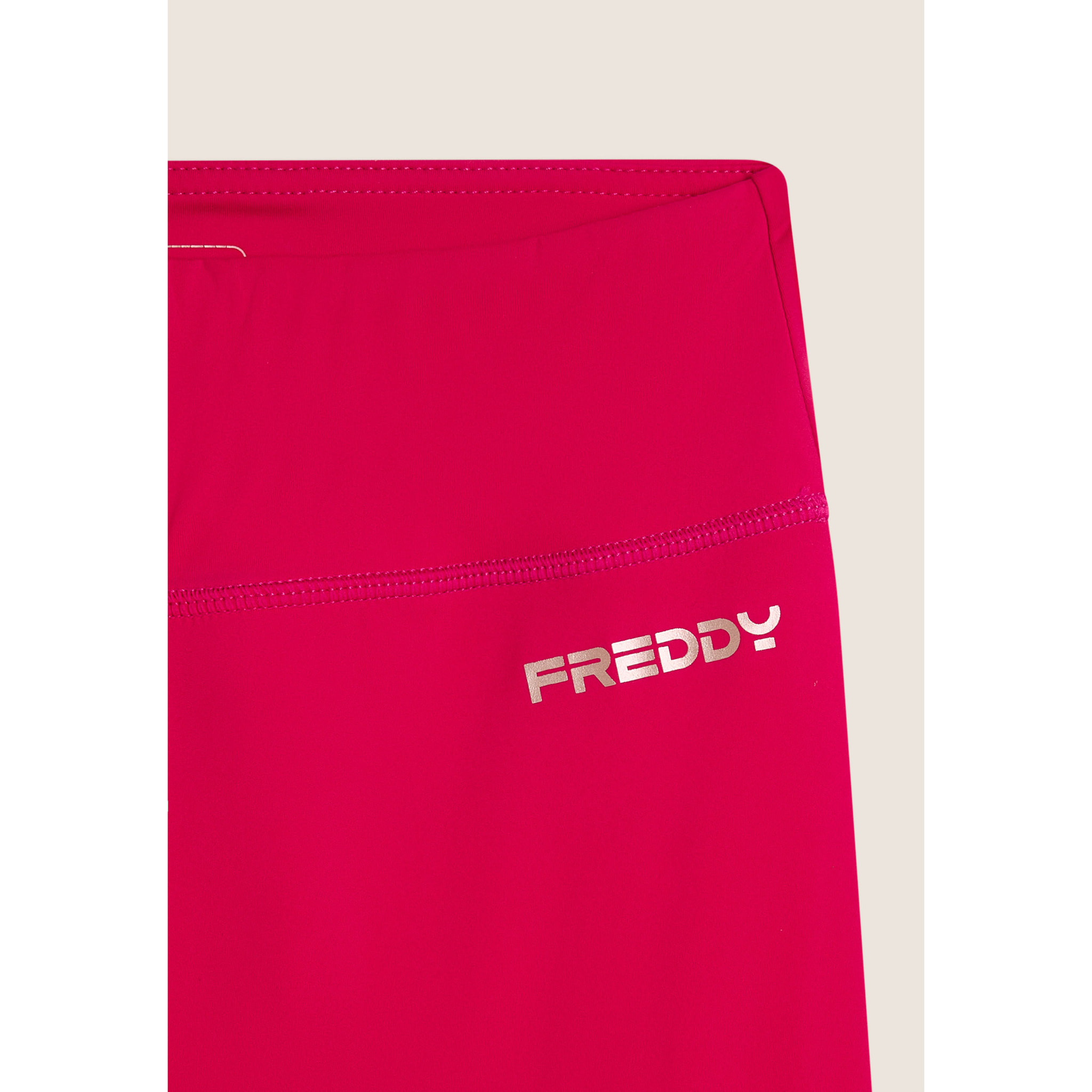 Leggings corsaro vita alta in tessuto tecnico quick dry