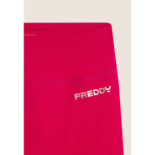 Leggings corsaro vita alta in tessuto tecnico quick dry